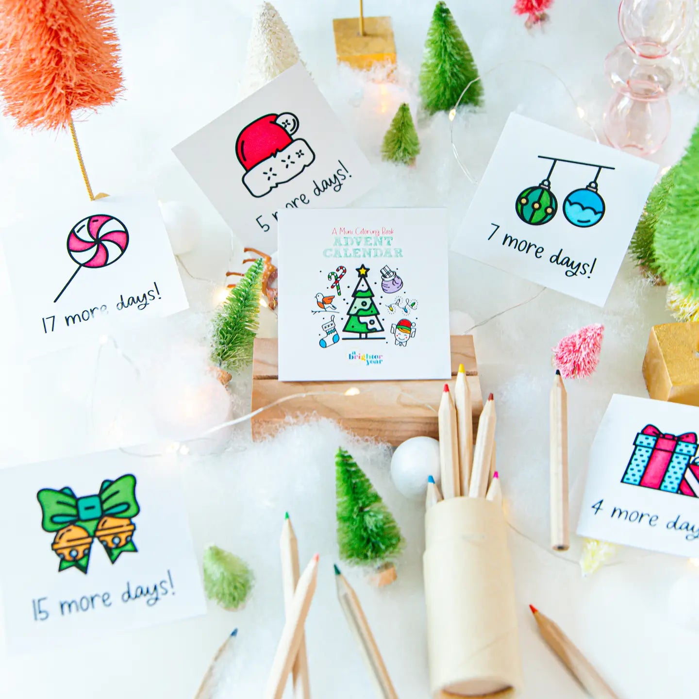Color Your Own Advent Calendar Gift Set